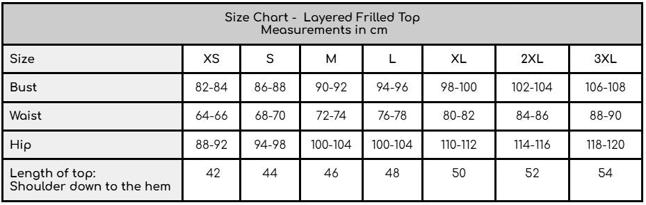 Layered Frilled Blouse