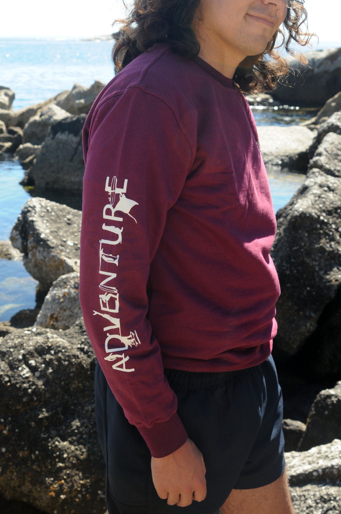 Adventure Crewneck - Maroon