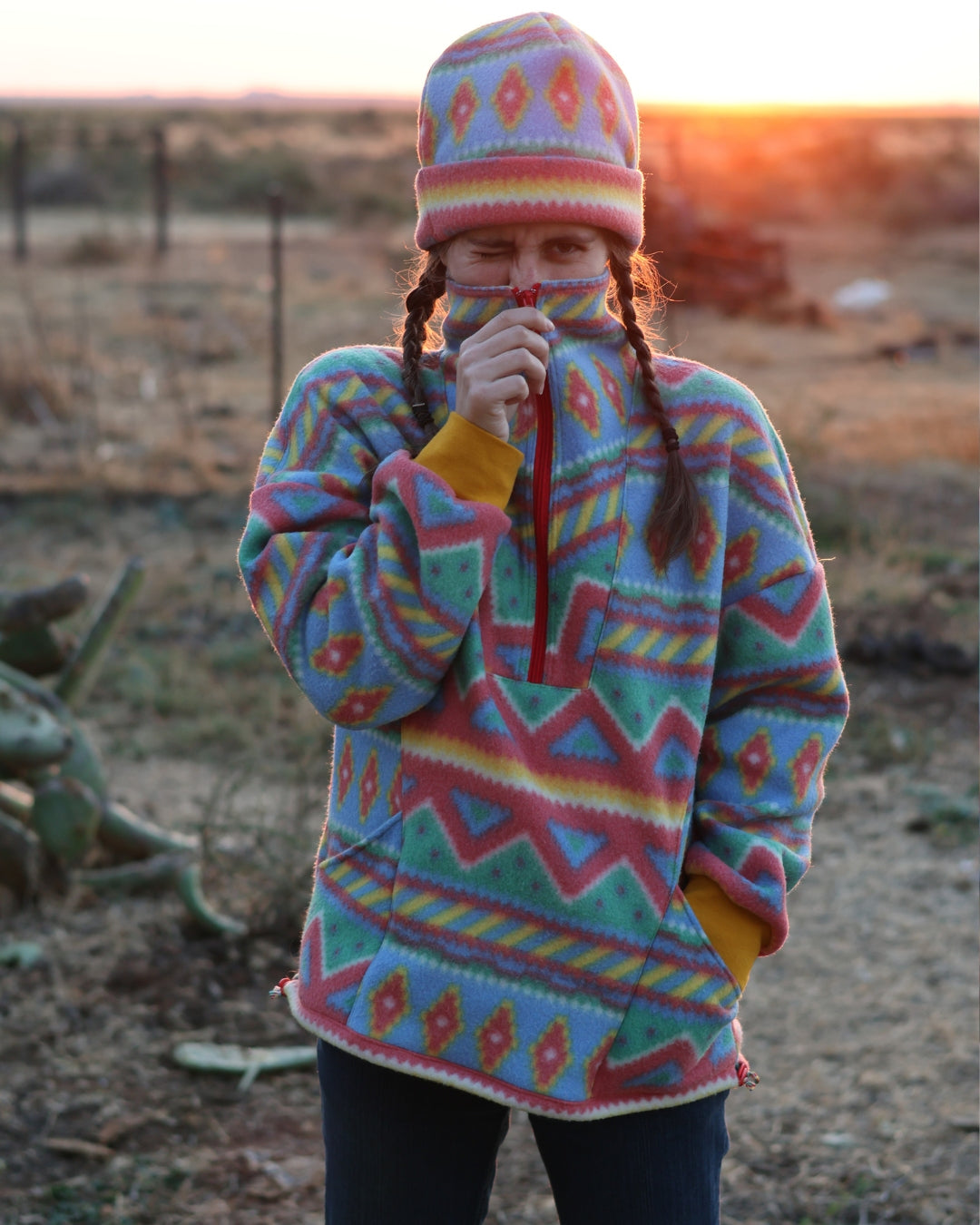 DARKER VERSION - The "Joseph's Dreamcoat" Polar Fleece