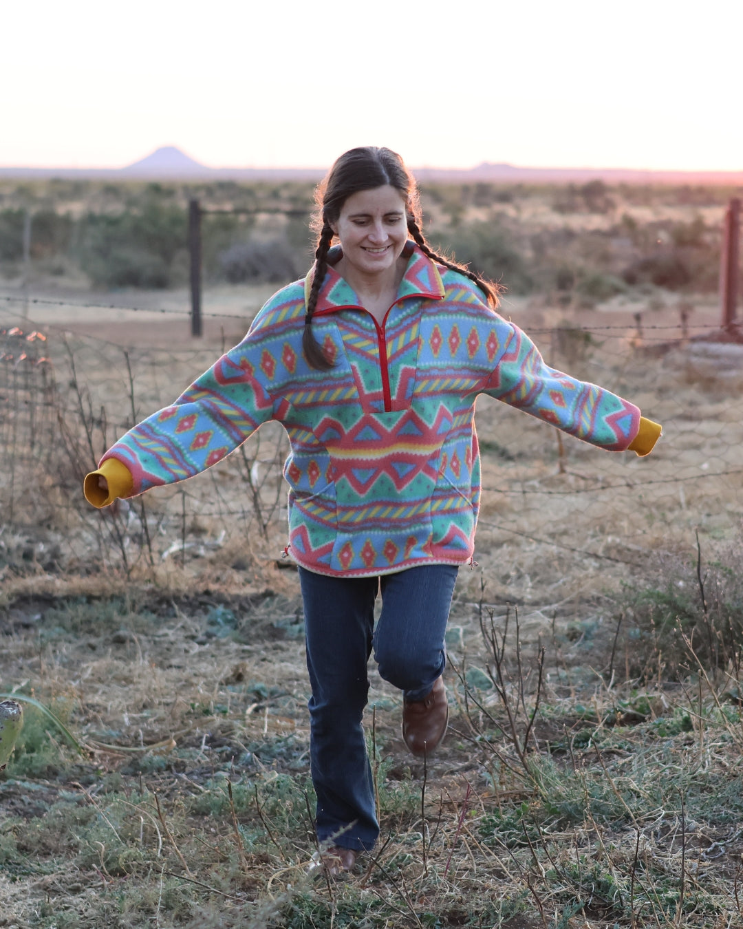 DARKER VERSION - The "Joseph's Dreamcoat" Polar Fleece