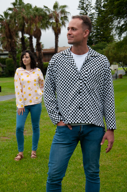Checkered Collar Shirt