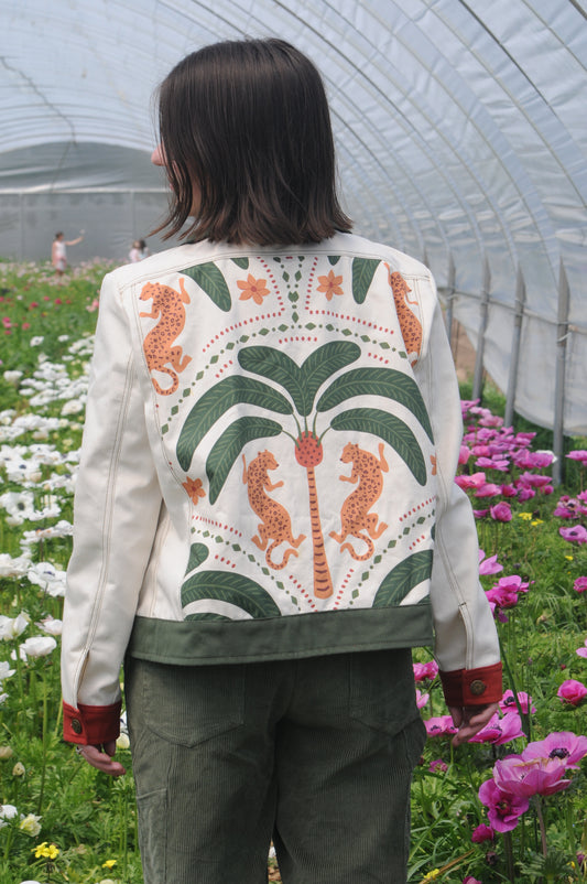 Pamly Denim Jacket - Big print