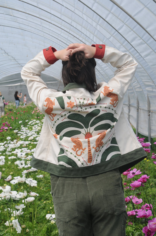 Pamly Denim Jacket - Big print