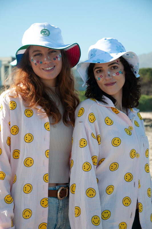 Smiley Face Collar Shirt