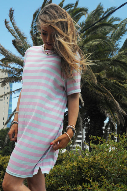 Candy floss T-Shirt Dress