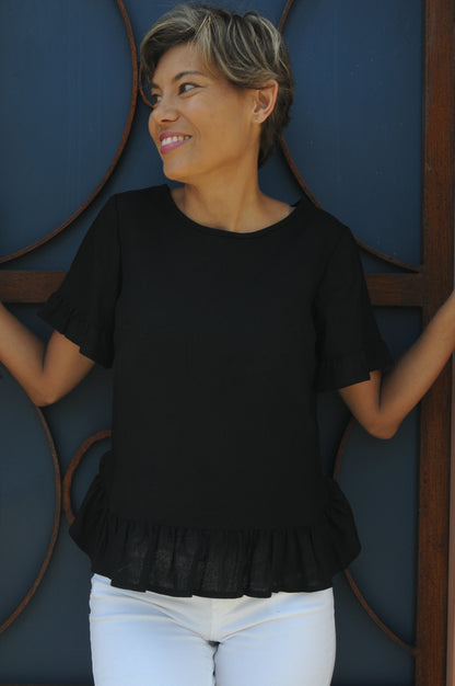 "Die Juffrou Toppie" - Black