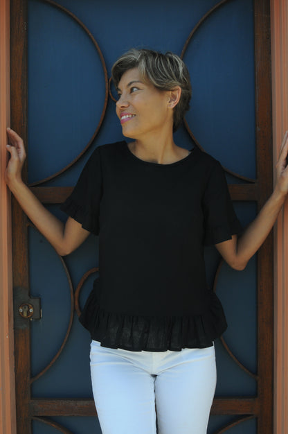 "Die Juffrou Toppie" - Black