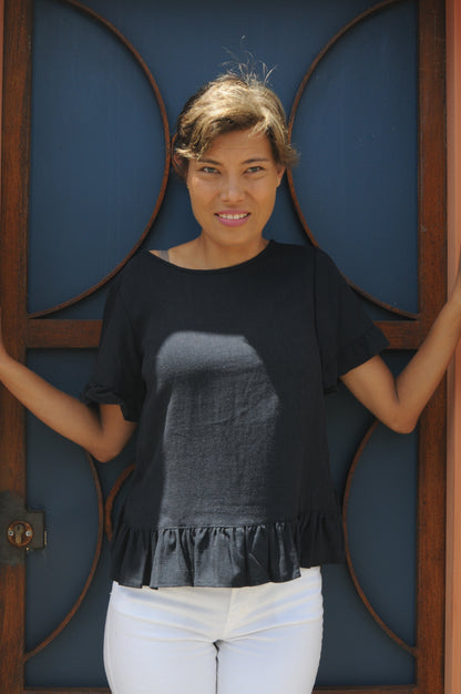 "Die Juffrou Toppie" -  Navy