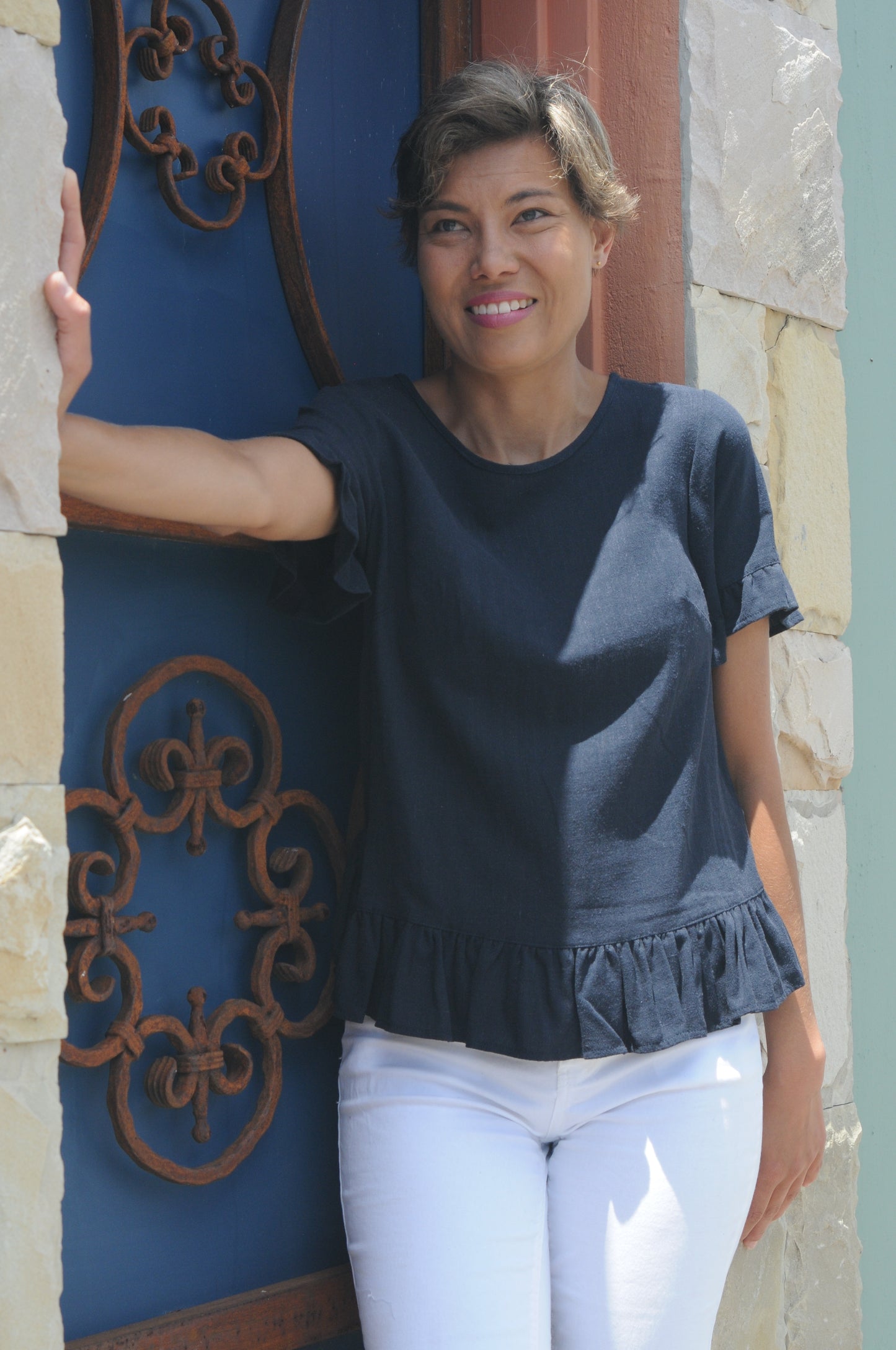 "Die Juffrou Toppie" -  Navy