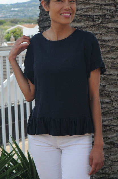 "Die Juffrou Toppie" -  Navy