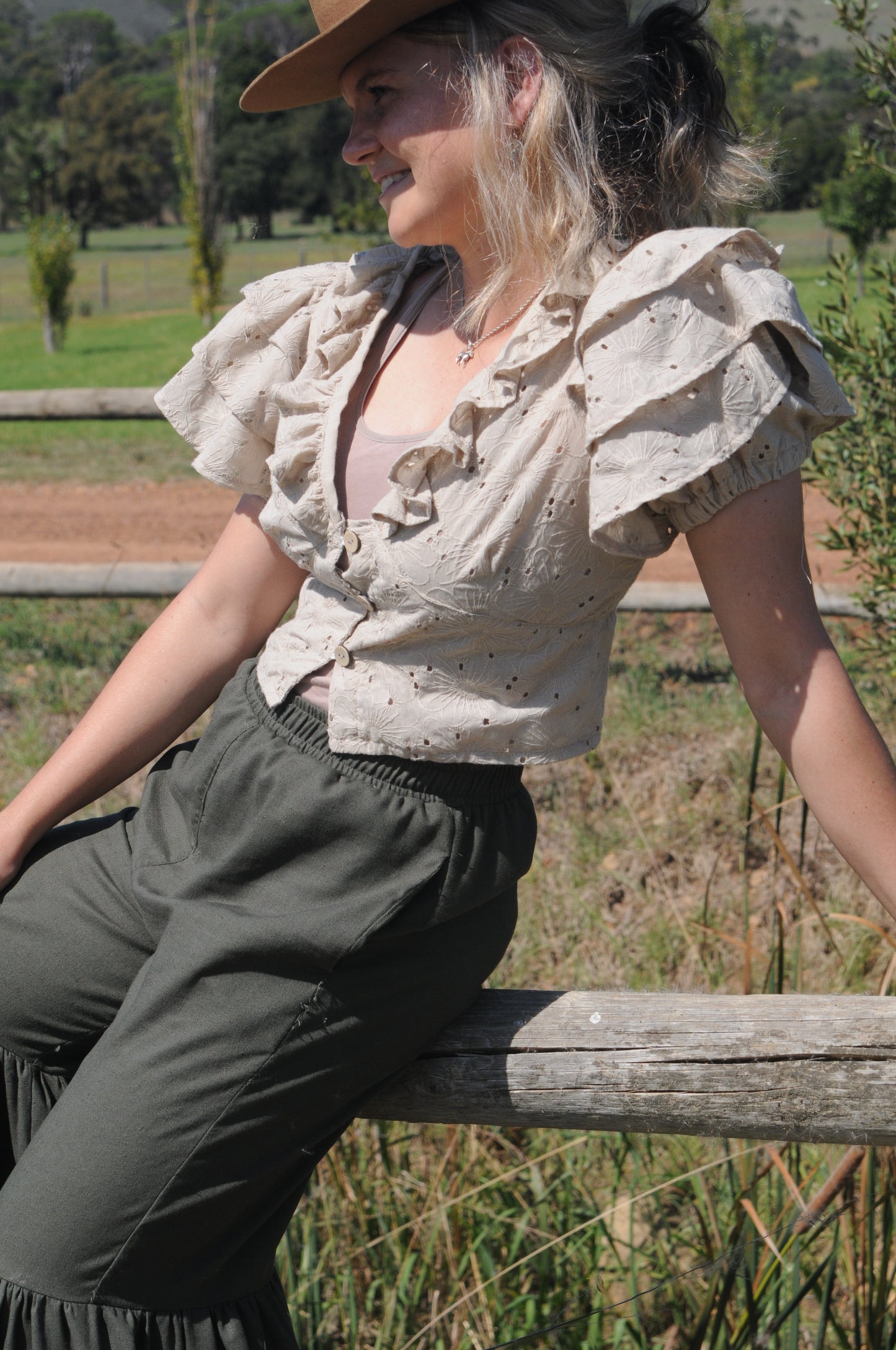 Layered Frilled Blouse