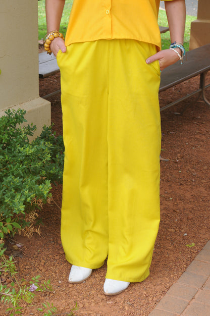 Sunny Side Up - Wide Leg Pants☀️
