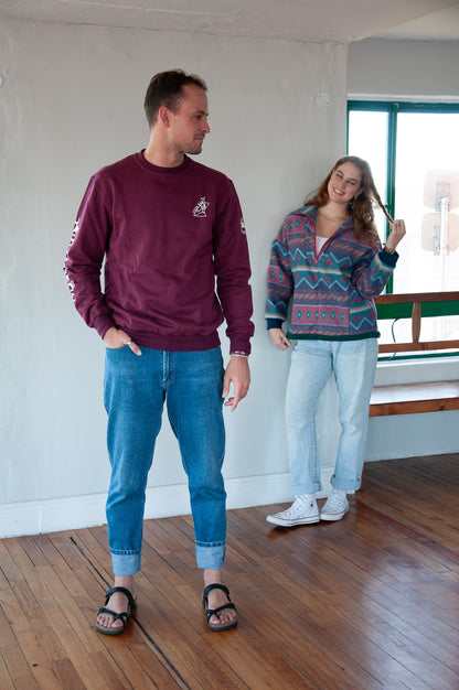 Adventure Crewneck - Maroon