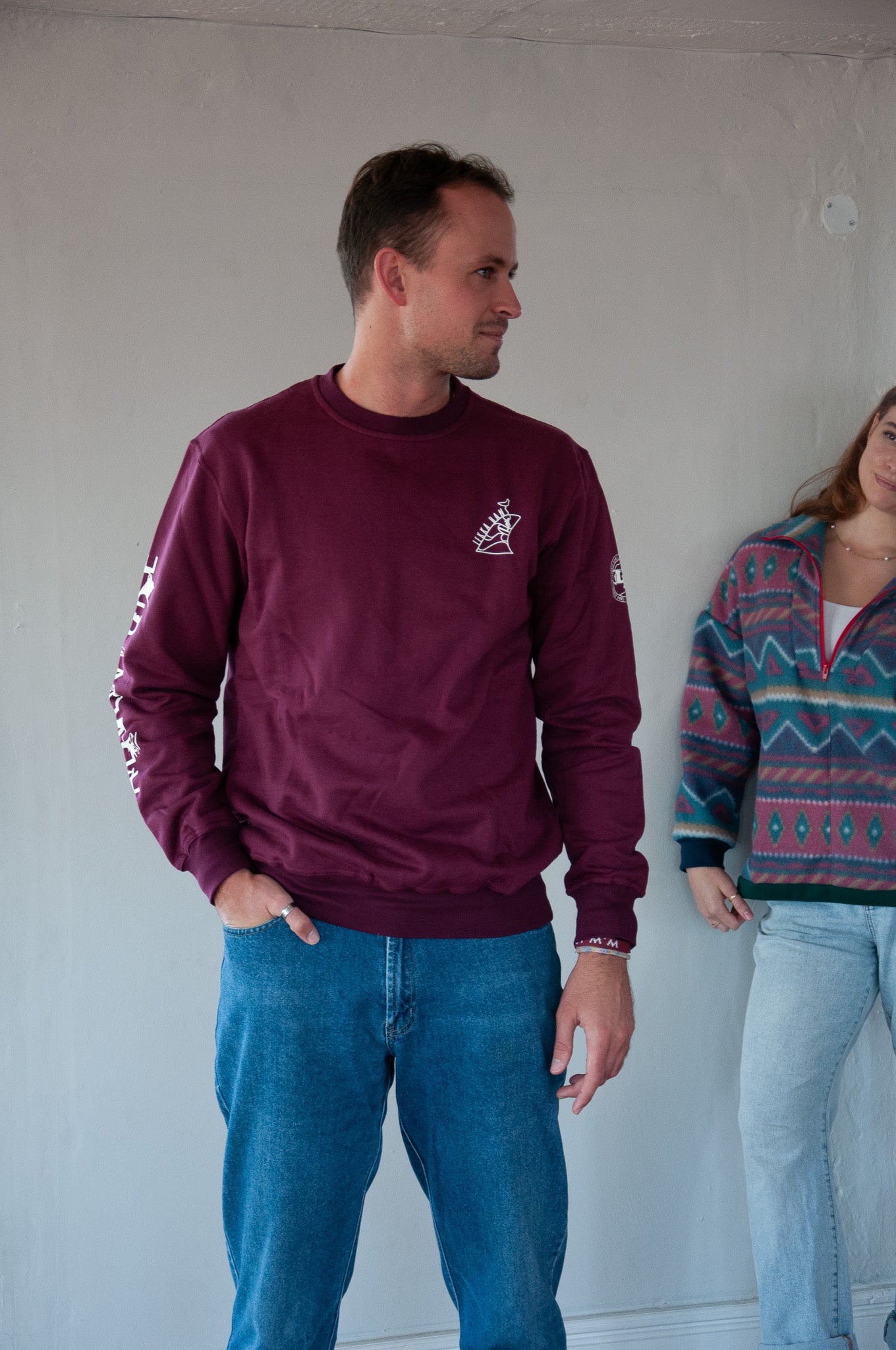 Adventure Crewneck - Maroon