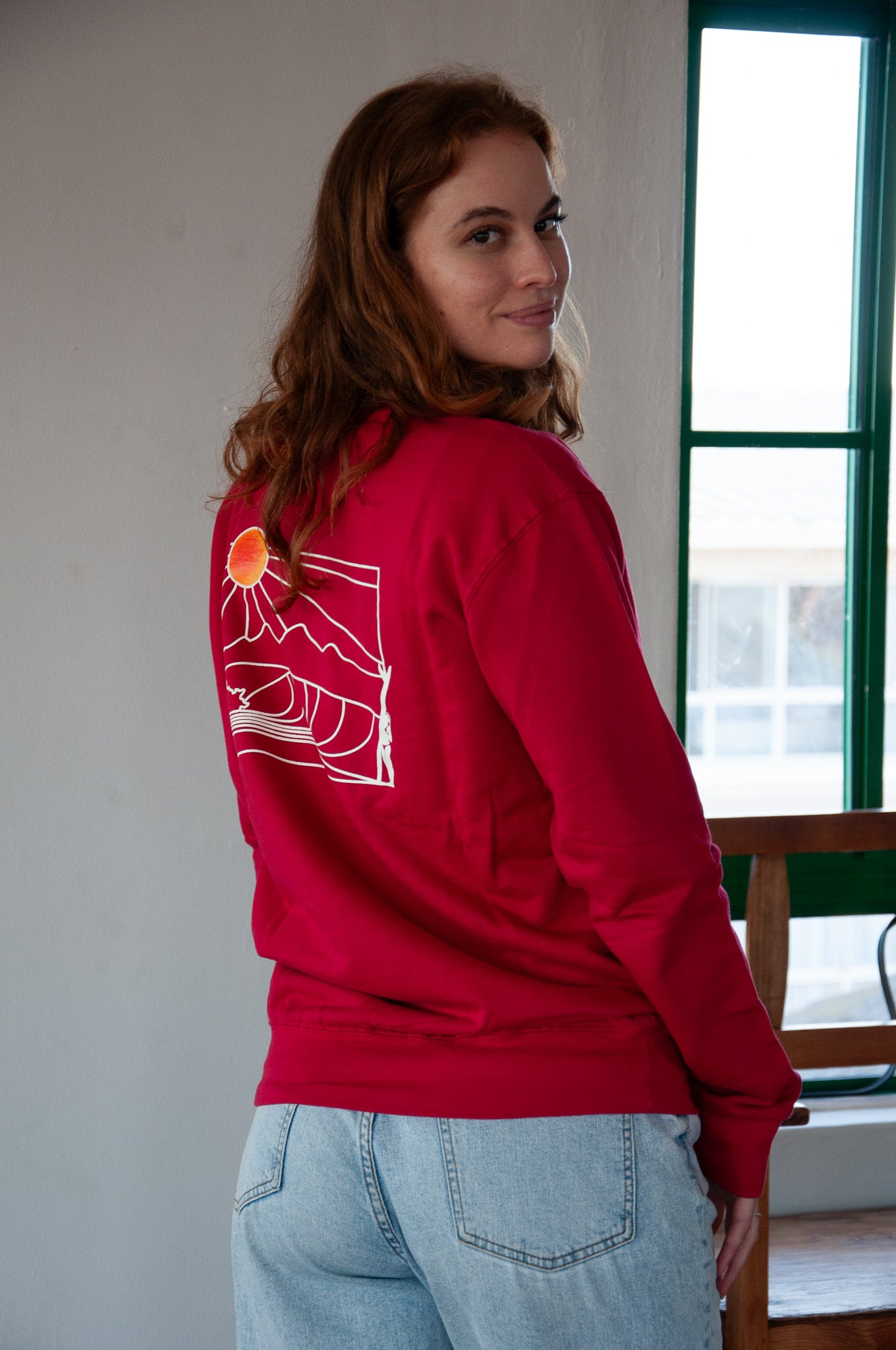 Oh! My Griet Crewneck - Red