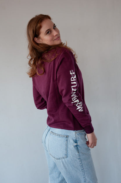 Adventure Crewneck - Maroon