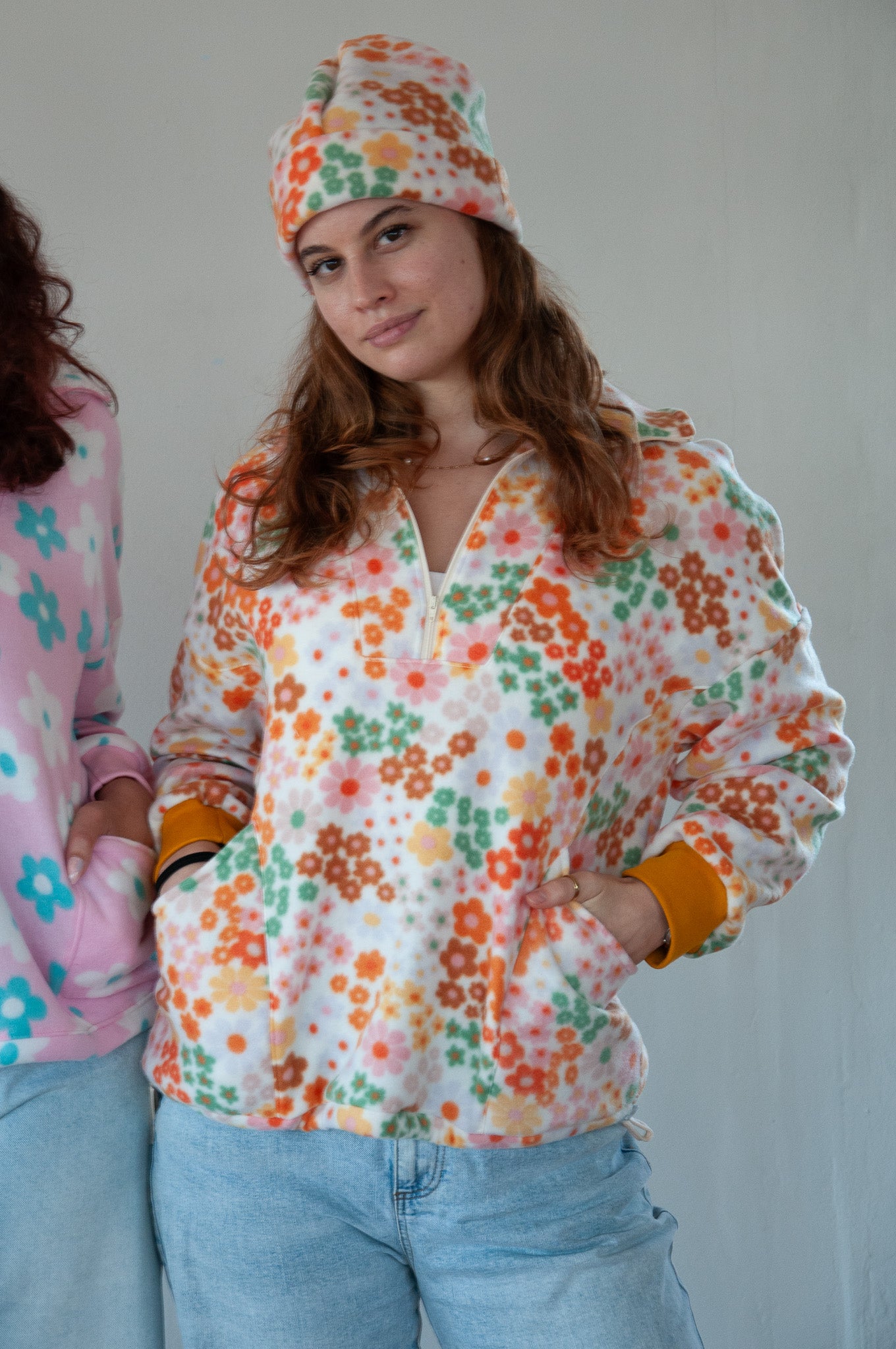 Fun Floral Polar Fleece