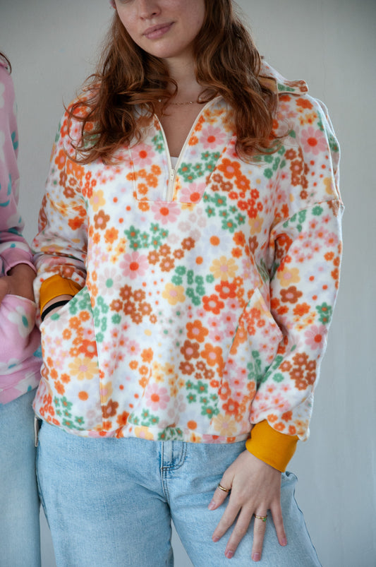 Fun Floral Polar Fleece