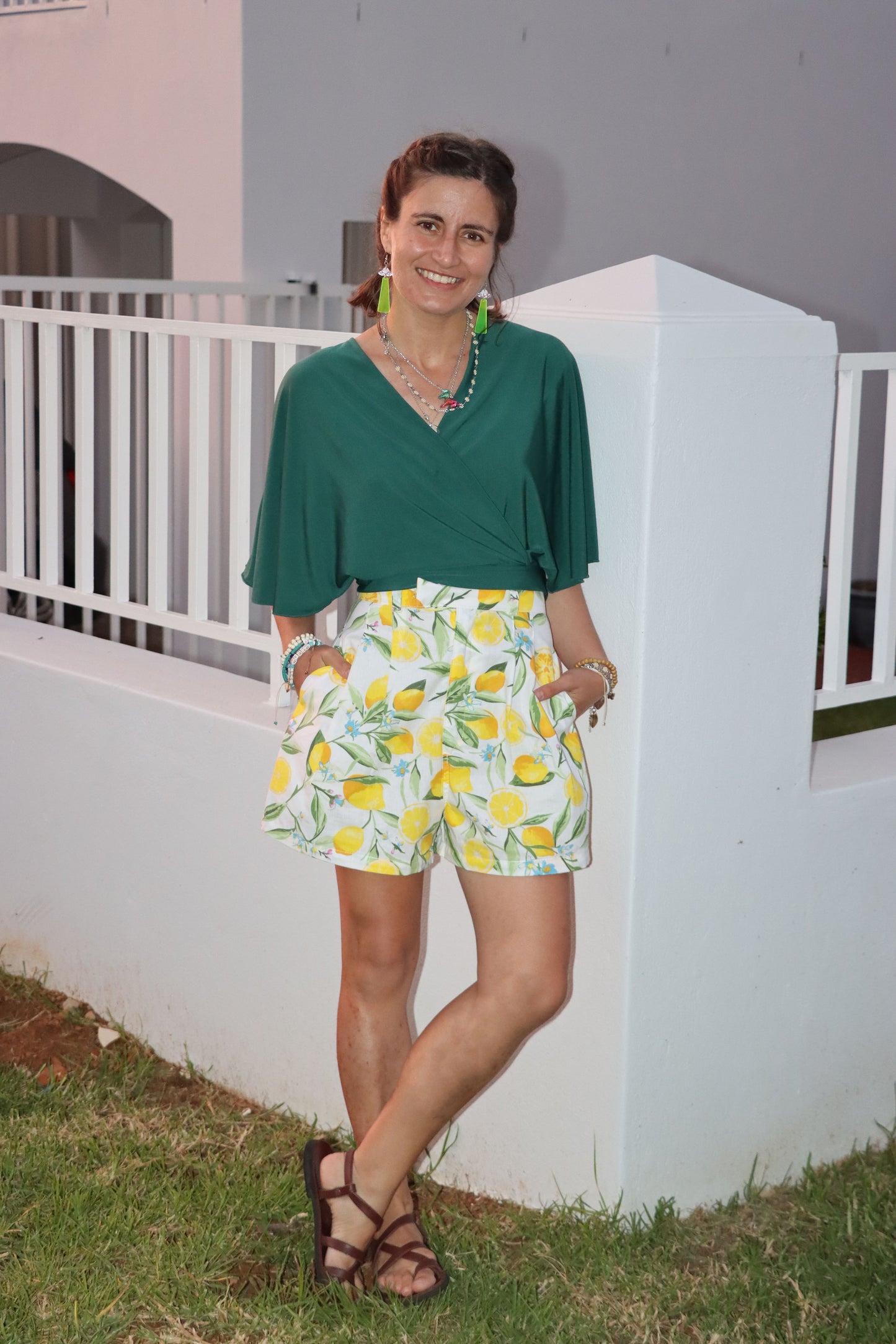 Pleated shorts - Lemons 🍋