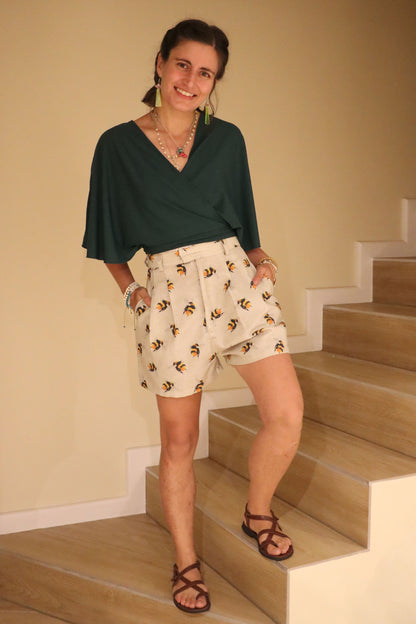 Pleated shorts - Bumblebees 🐝