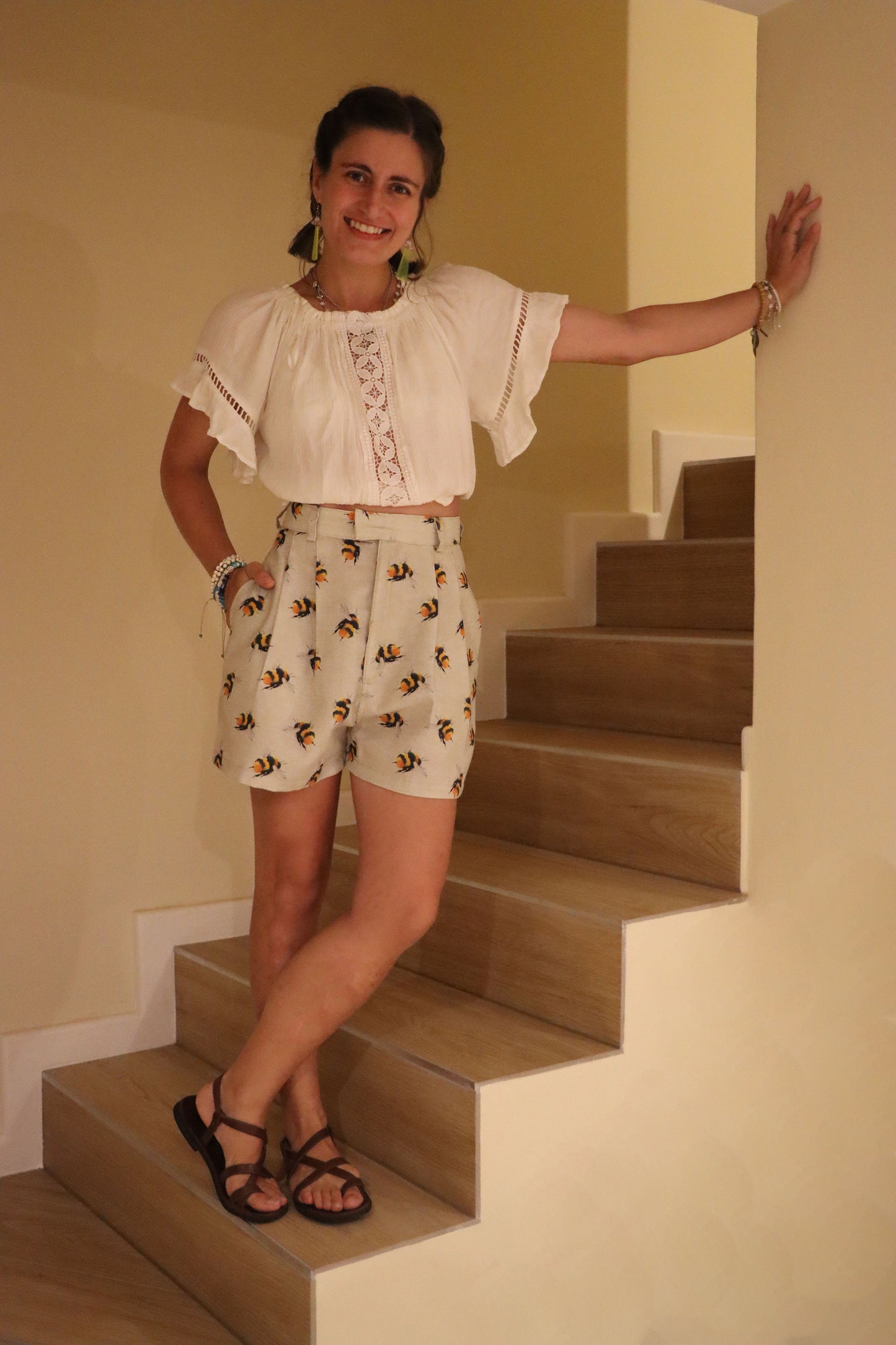 Pleated shorts - Bumblebees 🐝