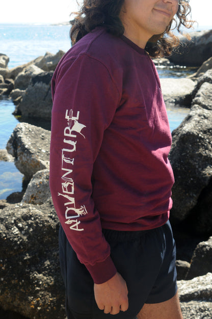 Adventure Crewneck - Maroon