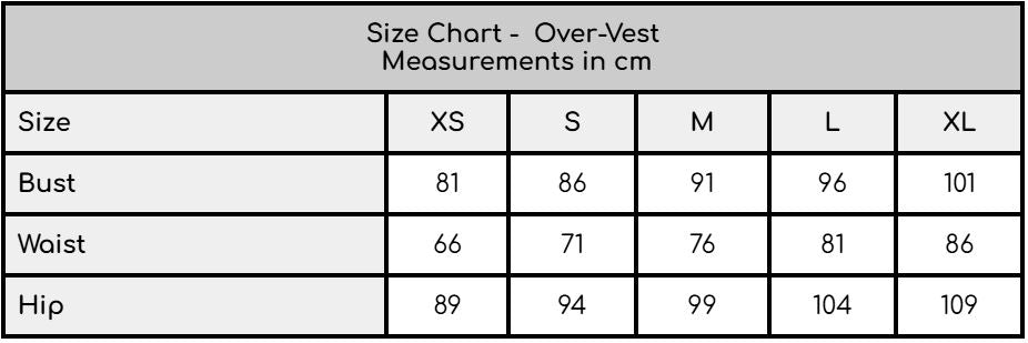 Wildflower Over-vest (black and white)