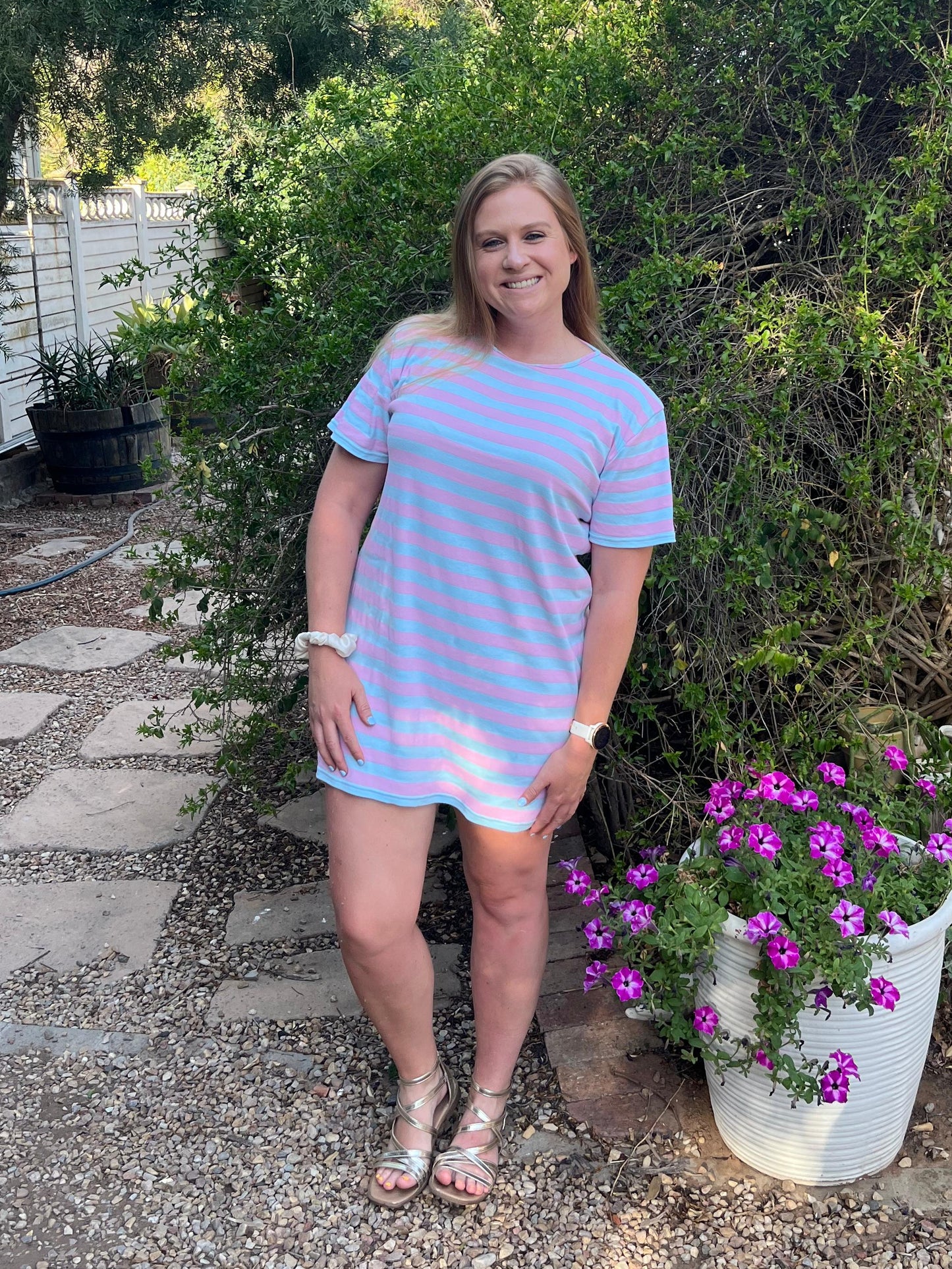 Candy floss T-Shirt Dress