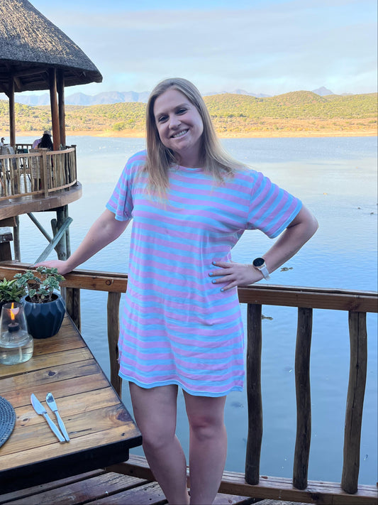 Candy floss T-Shirt Dress