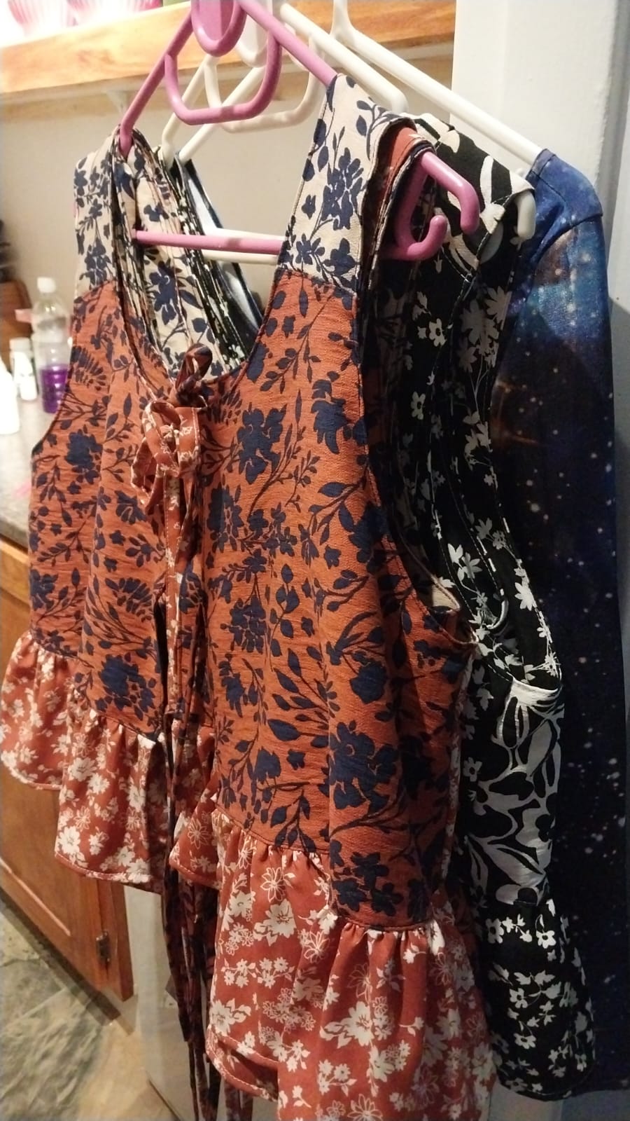 Wildflower Over-vest (black and white)